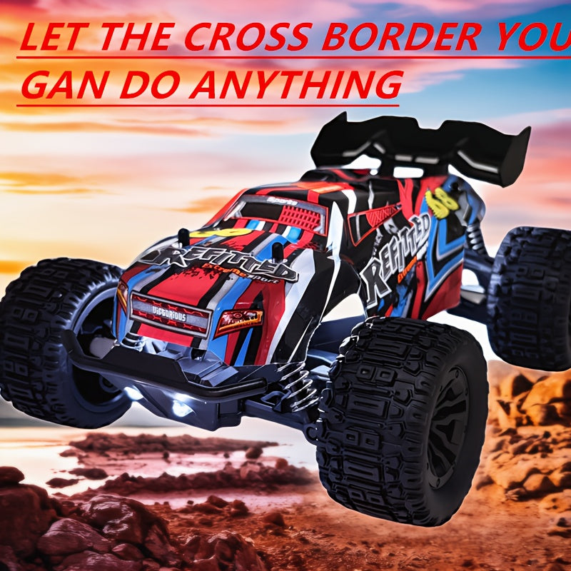 1:18 Scale 4WD High-Speed RC Car 35+ KM/H All-Terrain Off-Road Remote Control Truck - 2.4GHz Hobby-Grade Racing Crawler for Adults Kids Boys Birthday Gift