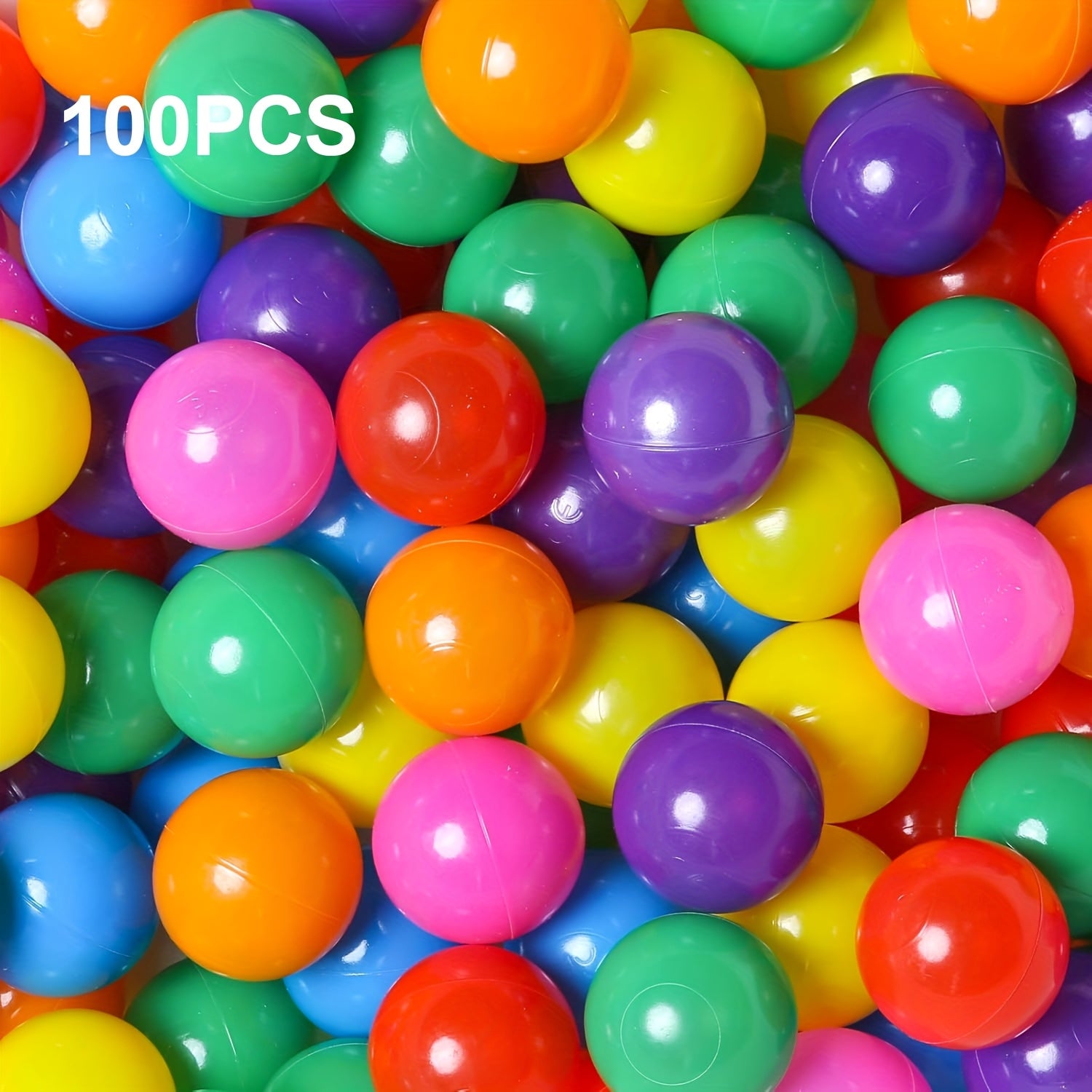 Ocean Balls for Infants Toddlers 100 200 Pack - Non-Toxic PE Colorful Ball Pit Balls for Baby Sensory Play, Hand-Foot Coordination Color Learning, Safe Play Balls for Ball Pit Pool, Baby Gift