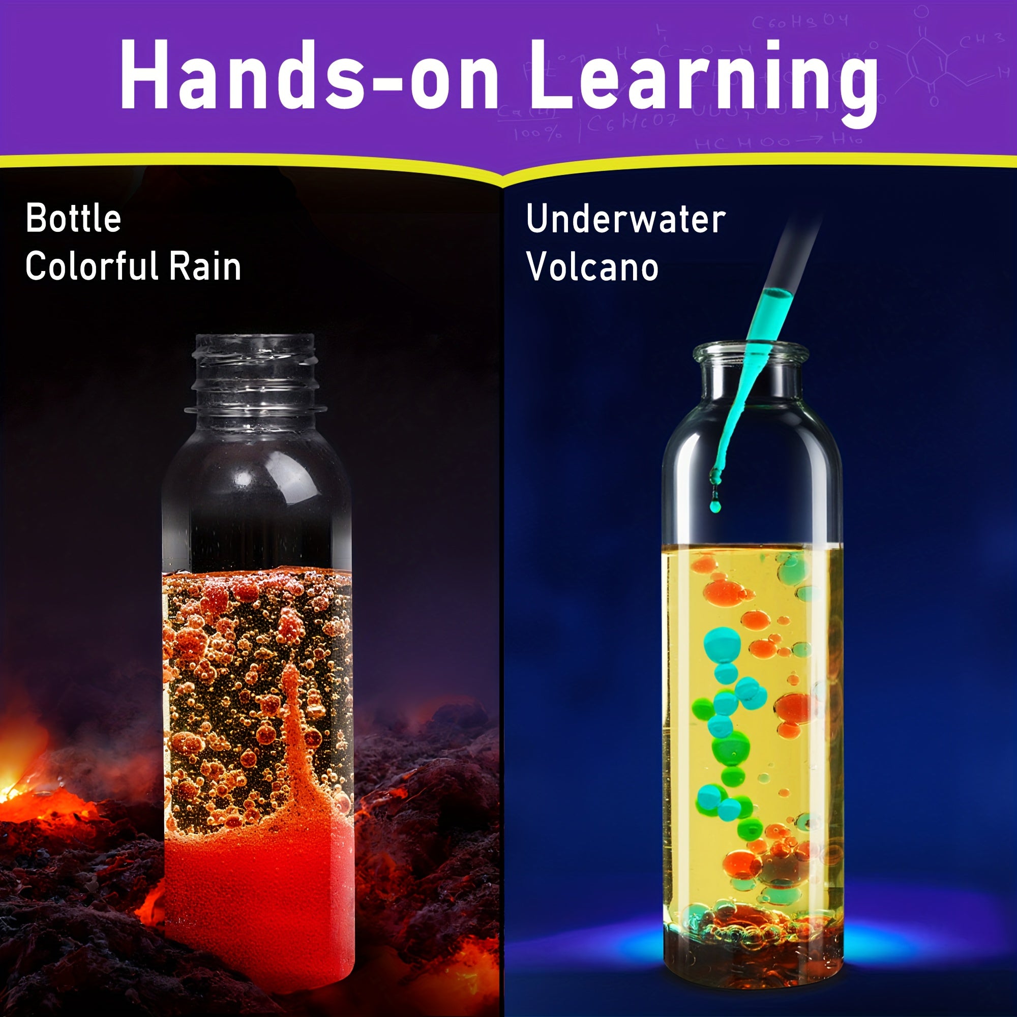 Science Kit for Kids 60/80/105 Lab Experiments – STEM Chemistry Set Growing Crystals & Reactions Educational Toy Gift for Boys & Girls Ages 6-12