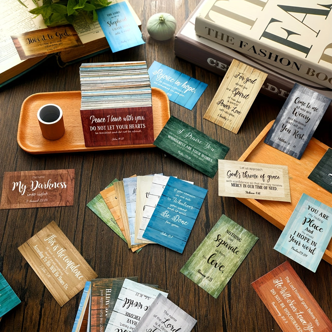 Bible Verse Cards 240 Pcs with Full Scripture – Mini Prayer Cards Inspirational Quote Cards Bulk for Women Men Students Christian Religious Gift