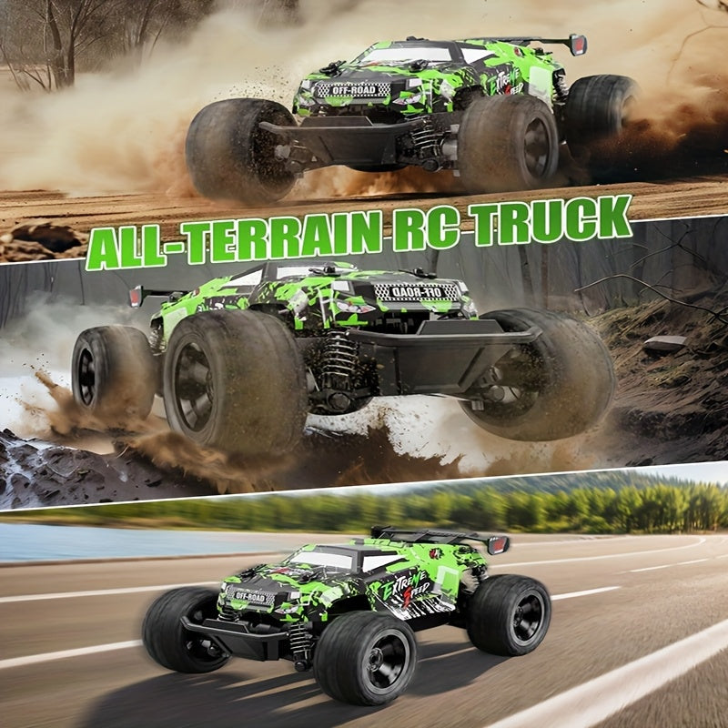 RC Off-Road Toy Car 2.4GHz Dual Drive Anti-Slip Tires All-Terrain ABS Remote Control Car Kids Boys Ages 3+ Birthday Easter Christmas Holiday Gift