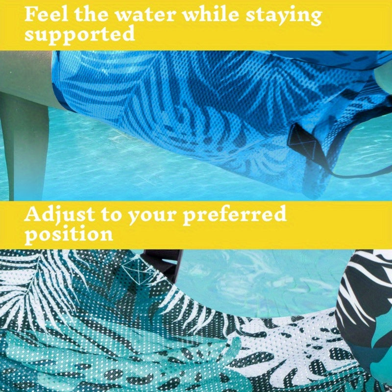 Inflatable Pool Float Chair Leaf Design Lounger for Adults – Portable Floating Seat for Pool Beach Lake Summer Party, 1 or 2 Pack