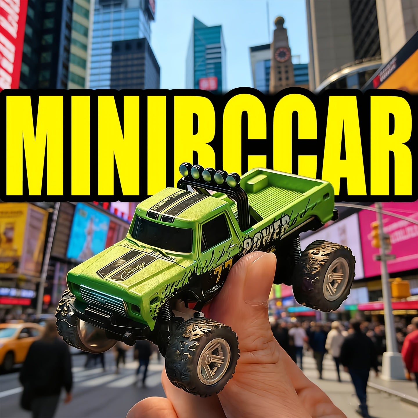 Alloy RC Off-Road Car with Shock-Absorbing Chassis & Rubber Tires – Remote Control Rugged 4WD Truck for Boys Kids Indoor Outdoor Christmas Gift