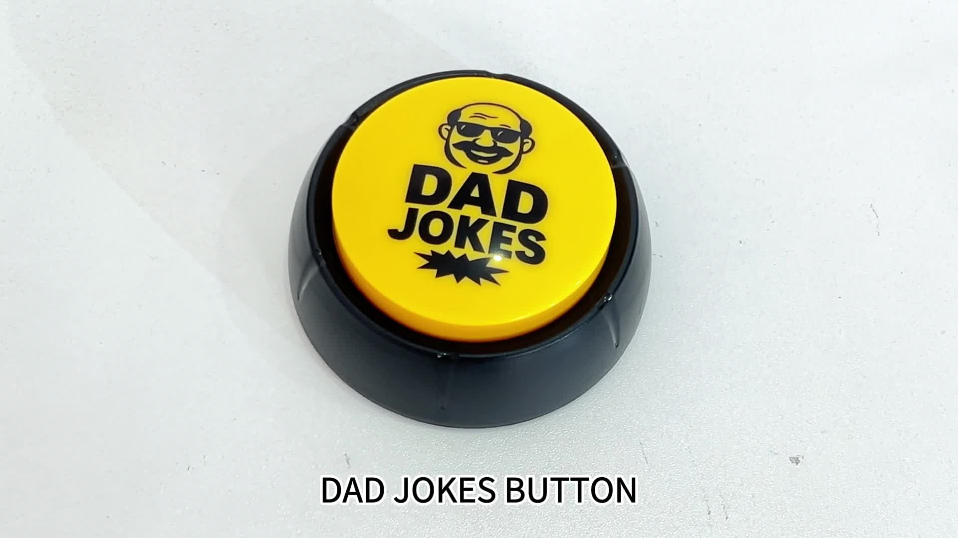 Dad Joke Button Funny Gag Gift for Men – Push Button Hilarious Jokes Novelty Toy – Father's Day, Birthday & Christmas Stocking Stuffer for Dads, Grandpas & Husbands