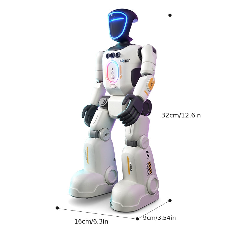 Advanced Humanoid Robot Toy with Smart Remote Pose-Controlled Joints Gesture Sensors Voice Recorder – Kids STEM Birthday Christmas Gift Boys Girls