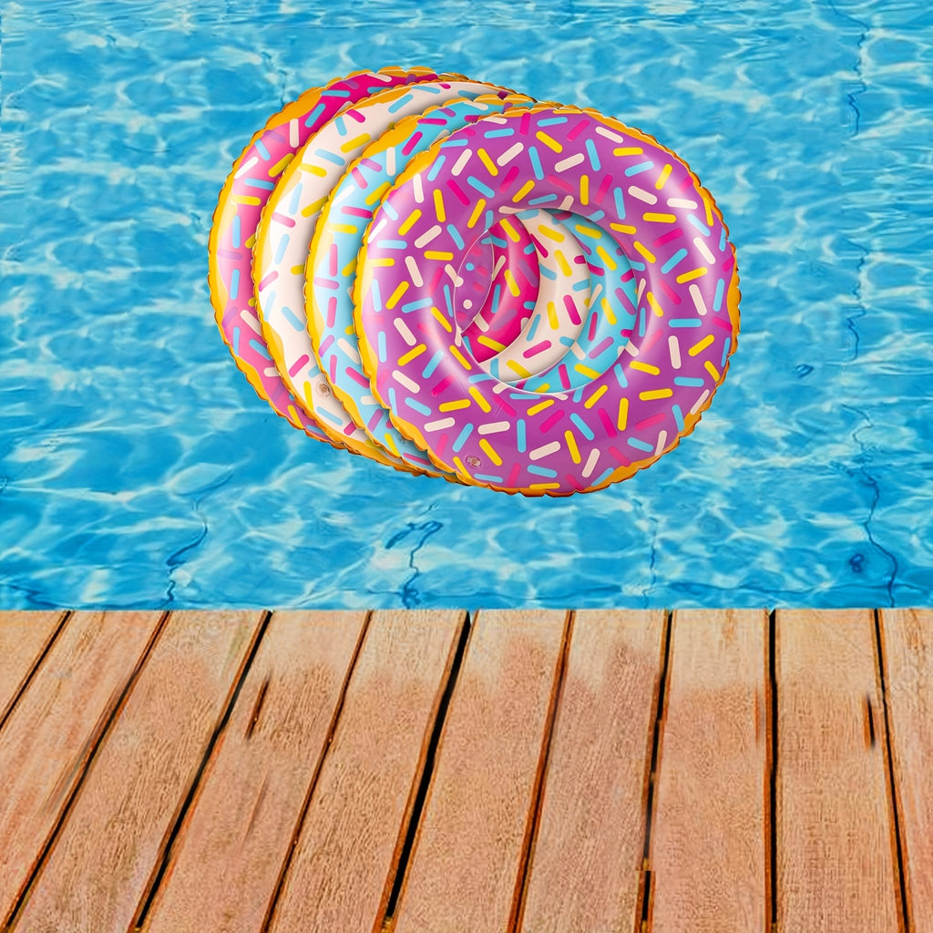 Hawaiian Kids Pool Float Toys 8pcs Set – Tropical Beach Floaties for Boys Girls, Summer Swimming Pool Party Favors, Easter Birthday Water Fun Gifts, Inflatable Floats