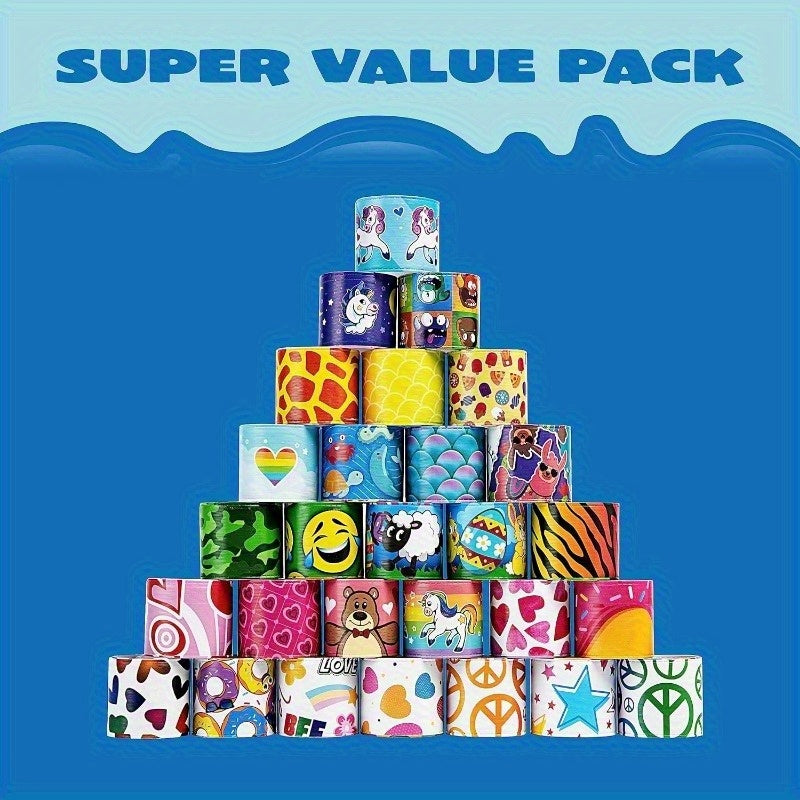 Slap Bracelets for Kids Bulk – 60pcs Wristbands with Animals, Hearts & Unicorn Prints, 36 Fun Designs for Party Favors, Classroom Prizes, Easter Bags & Birthday Gifts