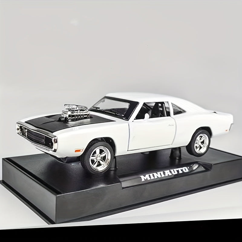 1:32 Scale Die-Cast Dodge Challenger Model Car – Zinc Alloy Static Replica Collectible Gift for Car Enthusiasts, Adults & Teens