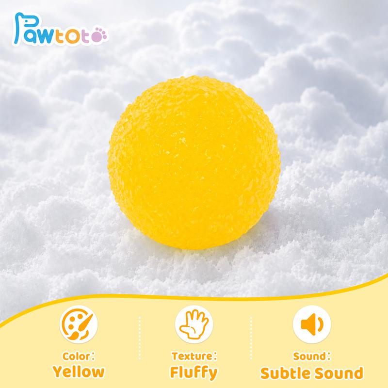 Mochi Squishy Ball by Pawtoto, Handmade Crystal Dumpling Sensory Fidget with Ice Crack, Slush or Fluffy Textures for Teen and Adult Gifts