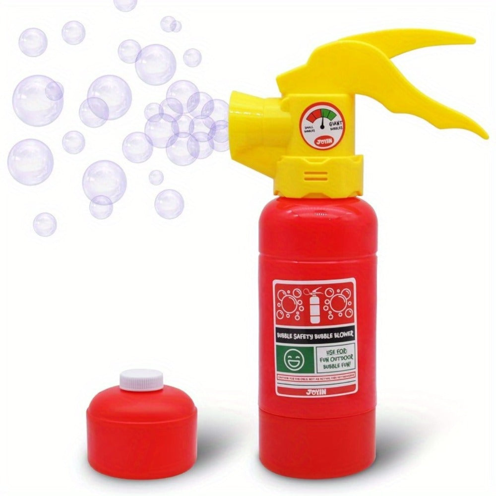 Halloween Fire Extinguisher Bubble Machine – 1000+ Bubbles with 7.78oz Solution, Automatic Bubble Blower for Kids Indoor Outdoor Halloween Birthday Party