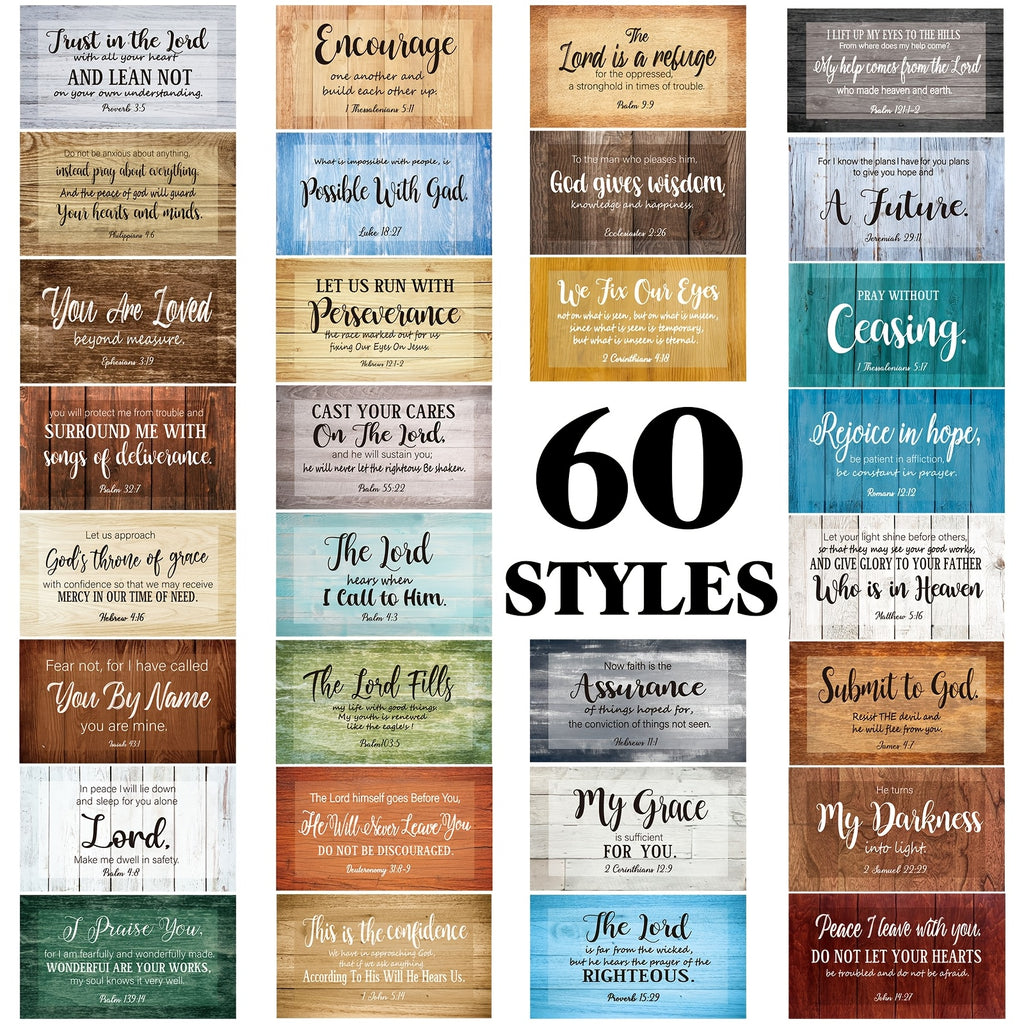 Bible Verse Cards 240 Pcs with Full Scripture – Mini Prayer Cards Inspirational Quote Cards Bulk for Women Men Students Christian Religious Gift