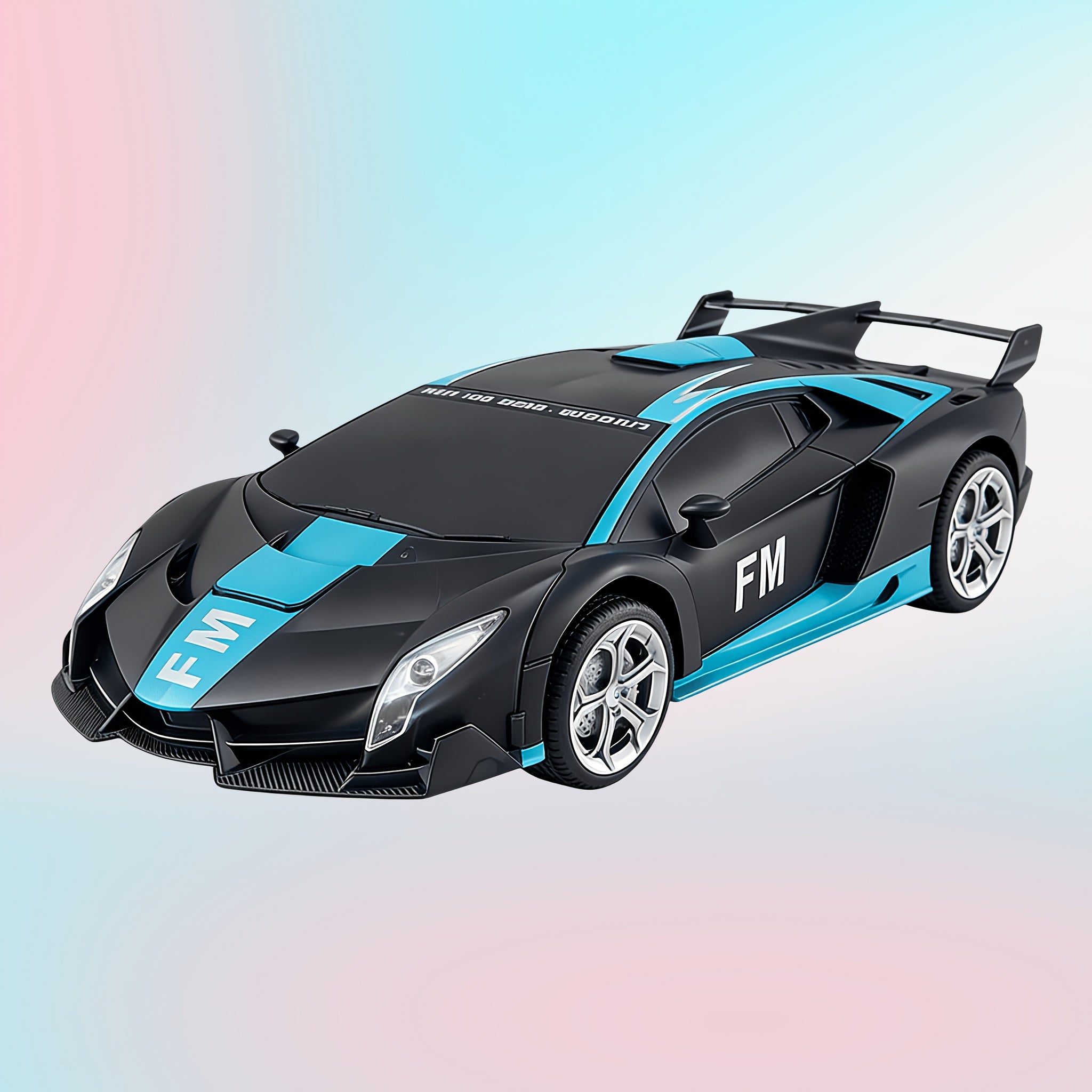 Transform RC Car Robot Toy 1:18 Scale One-Button Transformation LED Headlights 360-Degree Drift – Kids Gift for Christmas Birthday Easter Boys Girls