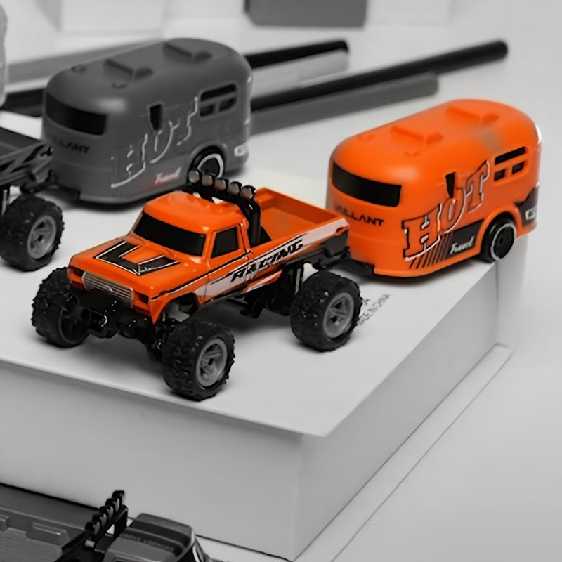 Alloy RC Off-Road Car with Shock-Absorbing Chassis & Rubber Tires – Remote Control Rugged 4WD Truck for Boys Kids Indoor Outdoor Christmas Gift