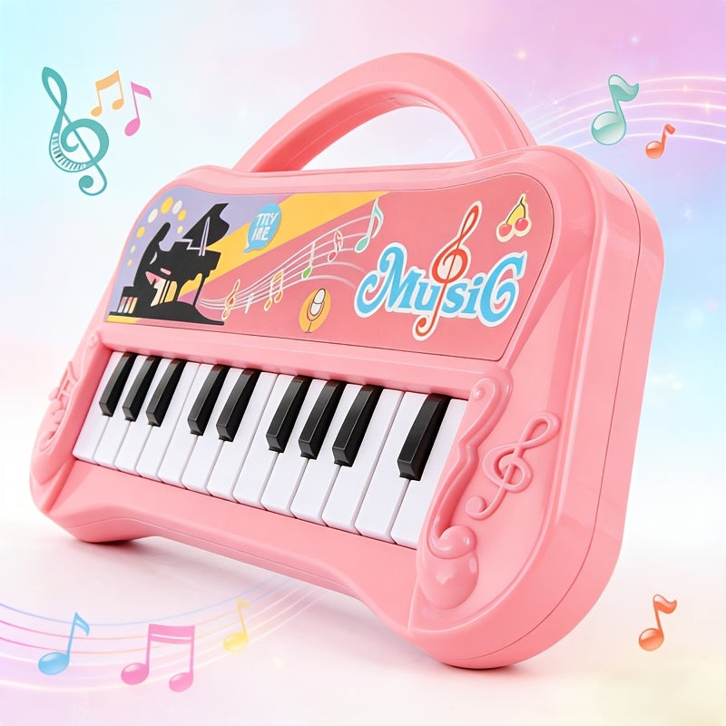 Kids Piano Keyboard Toy 13 Keys Portable Electronic Music Instrument for Toddlers Boys Girls Birthday Christmas Gift Educational STEM Toy