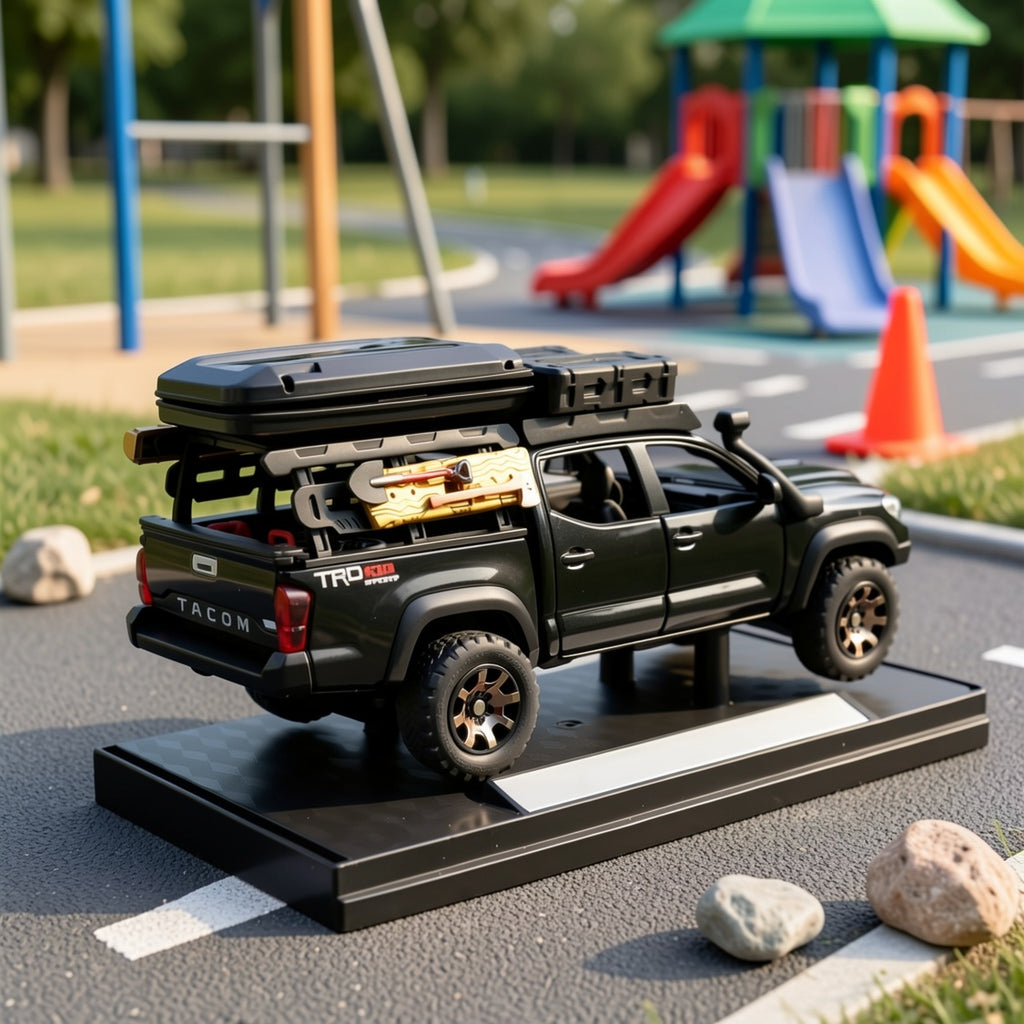 Die Cast Model Car 1:32 Scale Toyota Off-Road – Zinc Alloy Openable Doors Static Display Replica, Collectible Desktop Ornament Gift for Car Enthusiasts