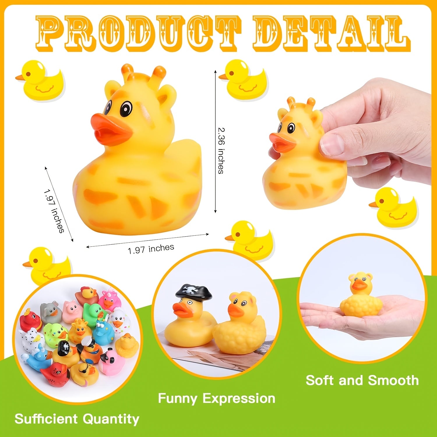 Mini Ducks Party Gift Box Bulk Assortment – 36 or 98 Pcs Halloween & Themed Mini Duckies, Baby Bath Toys, Kids Pool Toys, Birthday Party Favors & Centerpieces