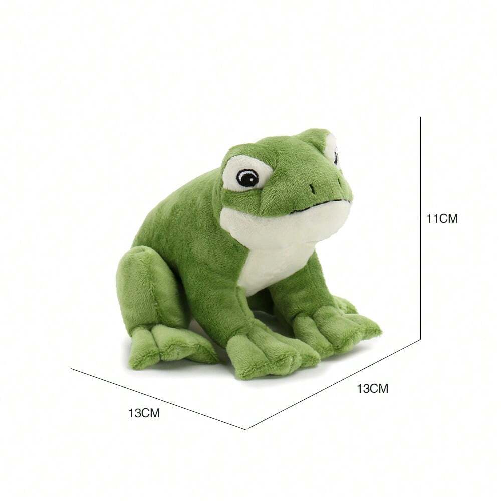 Frog Plush Pendant by POKOJA LAND, Green Stuffed Animal with 13cm or Frog and Carrot Options for Birthday Gifts and Festival Decoration