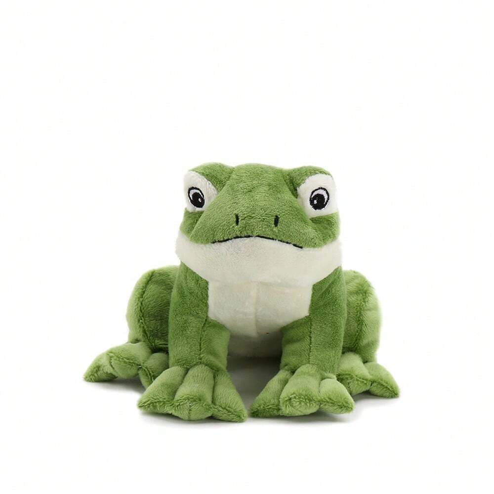 Green Frog Plush Hanging Ornament by POKOJA LAND, 13cm or Frog and Carrot Option, Stuffed Toy Pendant for Festival Decor and Birthday Gifts