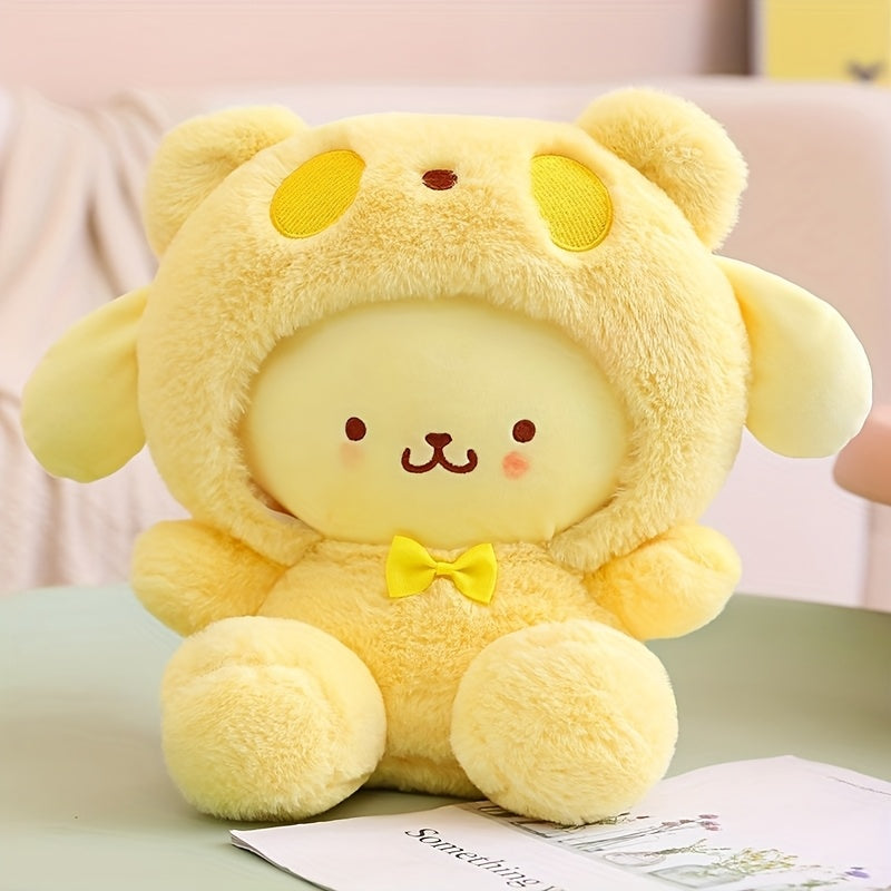 Cute Character Plush Dolls Stuffed Animals - Kawaii Dog & Kuromi Style Plushies for Girls, Soft Anime Plush Toy Gift for Birthday Easter Christmas Holiday, Room Decor Collectible Plush