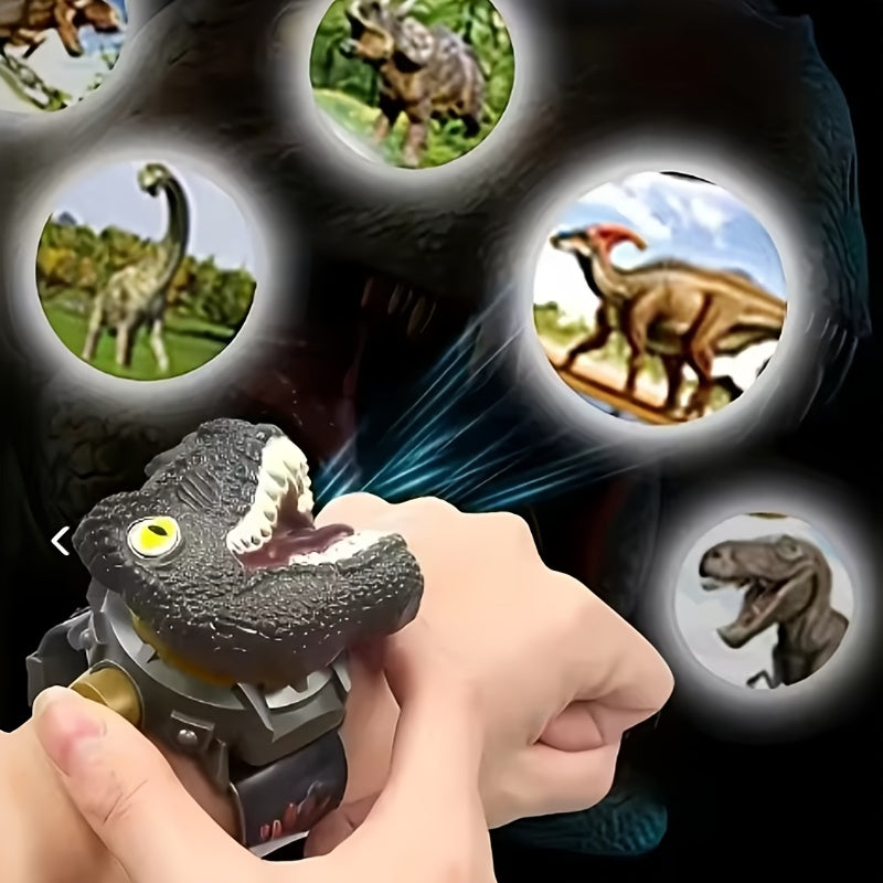 Kids Dinosaur Projection Watch Toy with 24 Dino Patterns & Real Time Display - Fun Dragon Watch Projects Dinosaur Adventure World Birthday Holiday Gift for Boys Girls