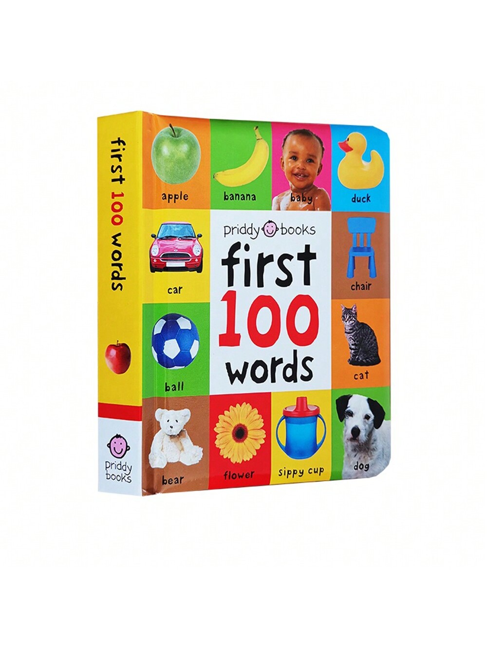 First Words Books for Kids, English Vocabulary Learning with Animals, Trucks, Dinosaurs, Numbers, Colors and Shapes Theme Options