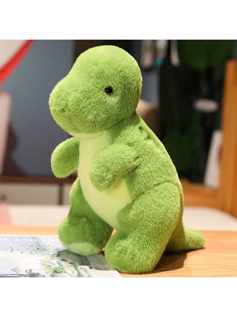 Dinosaur Plush Pillow with Soft Shaggy Texture, Colorful T-Rex, Stegosaurus & Triceratops Stuffed Animal Options for Gifts and Sofa Decor