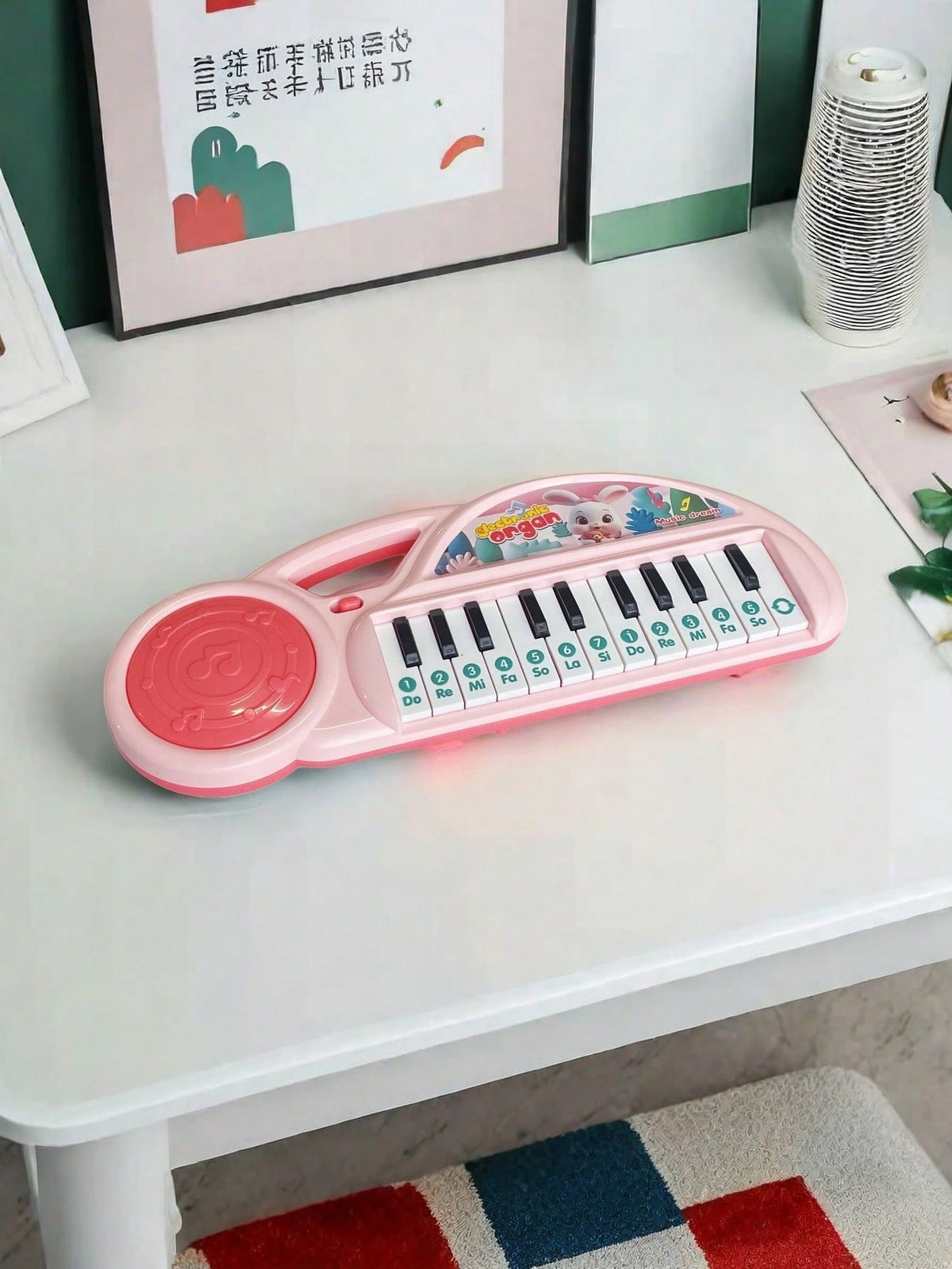 13-Key Electronic Piano Toy for Kids, Portable Cartoon Musical Keyboard for Early Music Exploration, Boys and Girls Birthday Gift