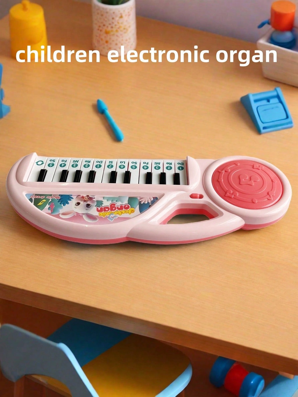 13-Key Electronic Piano Toy for Kids, Portable Cartoon Musical Keyboard for Early Music Exploration, Boys and Girls Birthday Gift