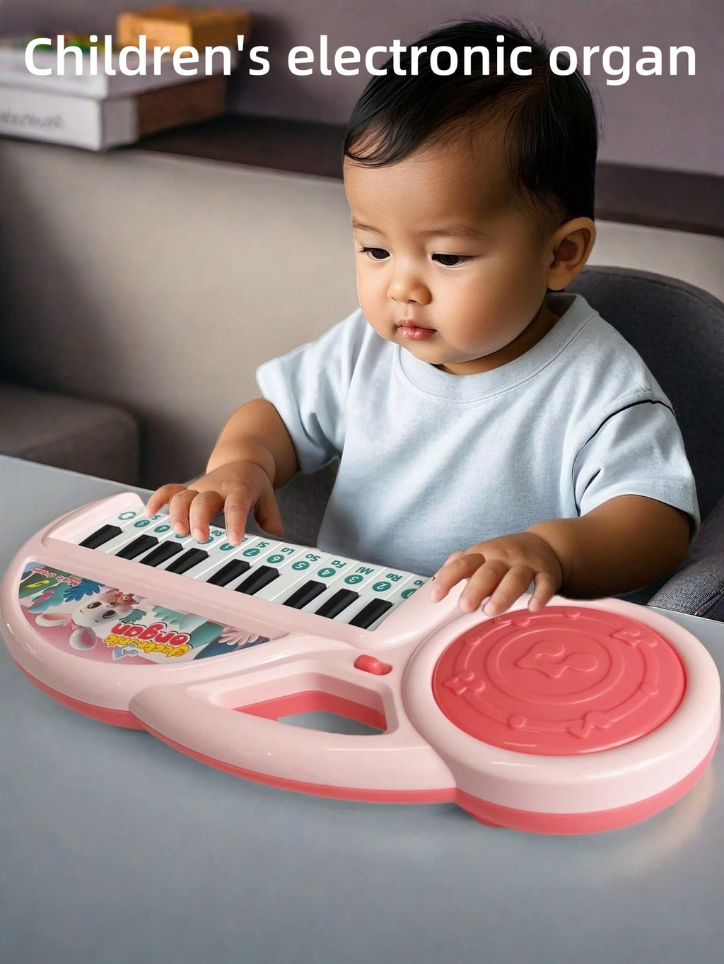 13-Key Electronic Piano Toy for Kids, Portable Cartoon Musical Keyboard for Early Music Exploration, Boys and Girls Birthday Gift