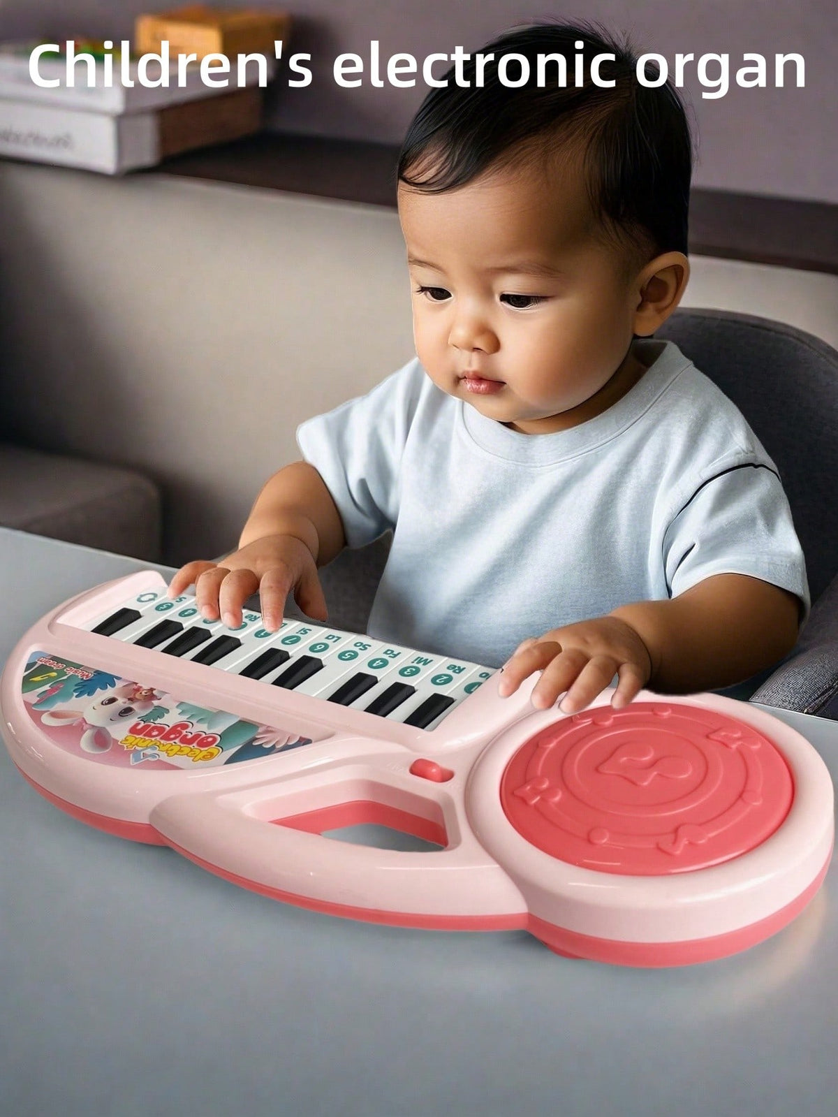 13-Key Electronic Piano Toy for Kids, Portable Cartoon Musical Keyboard for Early Music Exploration, Boys and Girls Birthday Gift