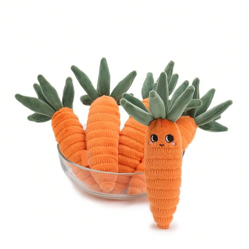 Green Frog Plush Hanging Ornament by POKOJA LAND, 13cm or Frog and Carrot Option, Stuffed Toy Pendant for Festival Decor and Birthday Gifts