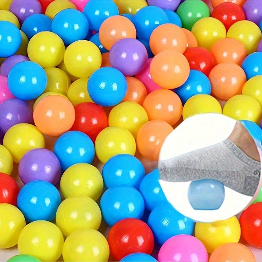 Ball Pit Balls in Macaron Colors, Soft Plastic Ocean Play Balls in 30, 50 or 200 Pieces for Kids Play Areas, Party Decor and Birthday Gifts