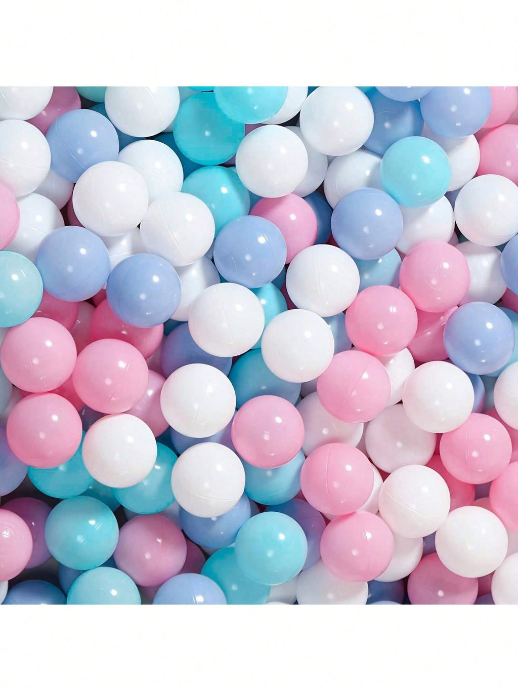 Ball Pit Balls in Macaron Colors, Soft Plastic Ocean Play Balls in 30, 50 or 200 Pieces for Kids Play Areas, Party Decor and Birthday Gifts