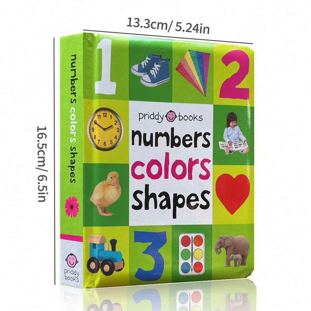 First Words Books for Kids, English Vocabulary Learning with Animals, Trucks, Dinosaurs, Numbers, Colors and Shapes Theme Options