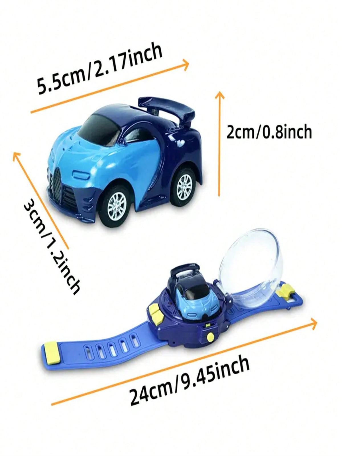 Watch Controlled RC Car for Kids Ages 3-12, Mini Alloy Racing Vehicle with Wireless Watch-Style Remote, Eight Color Options for Birthday and Holiday Gifts
