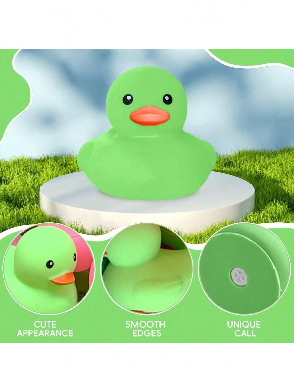 Colorful Rubber Ducks 12 or 24 Pack, Random Color Bath & Pool Toys for Summer Beach Parties, Birthday Party Favors and Duck-Themed Decorations
