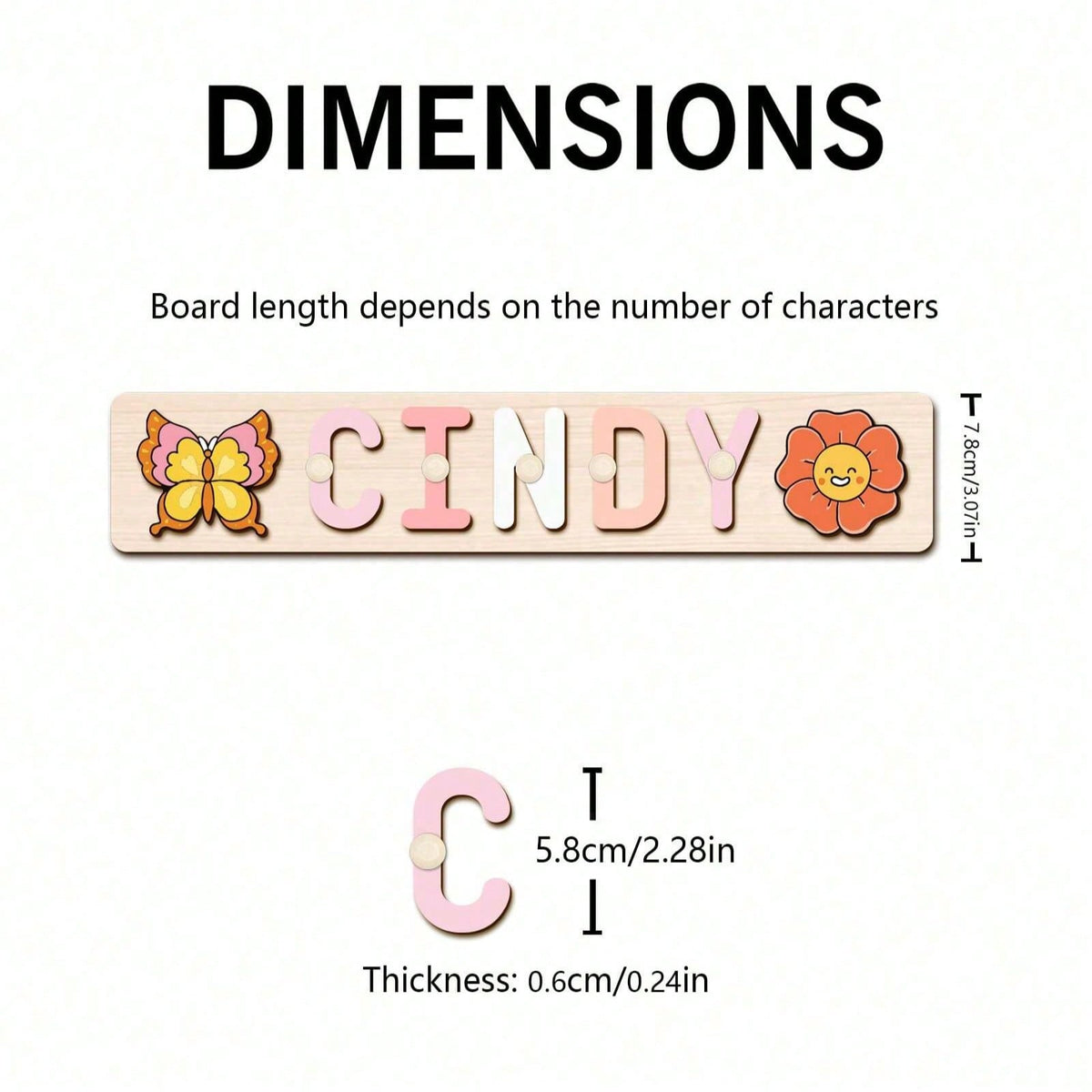 Personalized Name Puzzle Board with 3D Letters, Custom Name Matching Activity in Rainbow and Pastel Styles, Birthday and Easter Gift