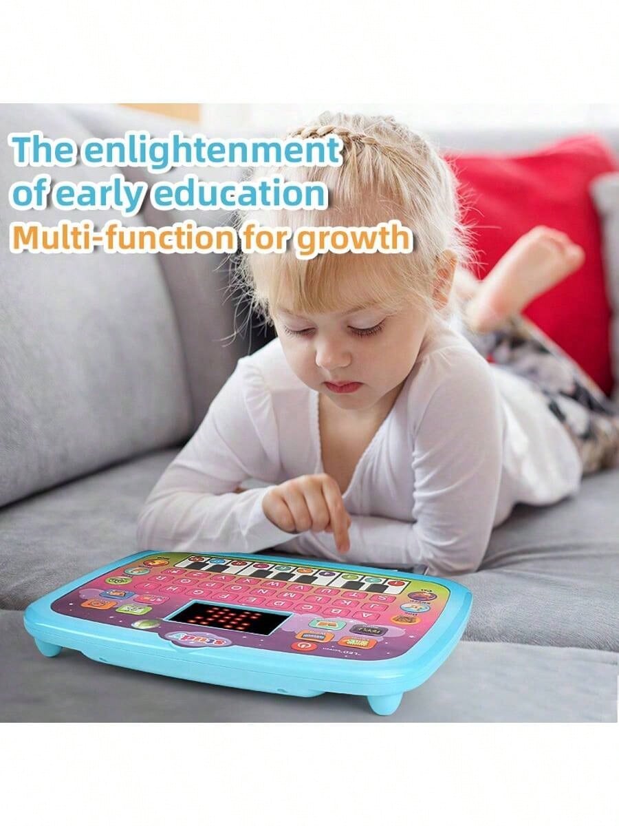 Preschool Learning Pad for Kids Ages 3+, Interactive Electronic Alphabet, Numbers, Words, Music and Math Toy for Home Activities and Educational Gifts