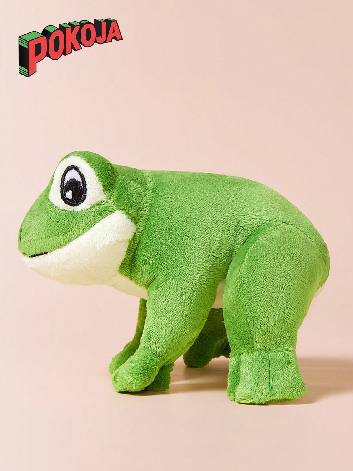 Green Frog Plush Hanging Ornament by POKOJA LAND, 13cm or Frog and Carrot Option, Stuffed Toy Pendant for Festival Decor and Birthday Gifts
