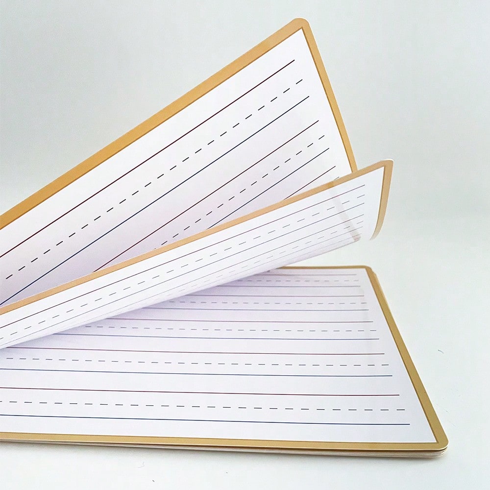 Handwriting Practice Boards for Kids, Double-Sided Dry Erase Lined Writing Cards for ABC Letters, Numbers and Sentences at Home or School