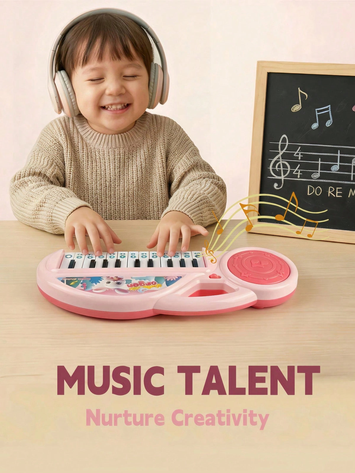 13-Key Electronic Piano Toy for Kids, Portable Cartoon Musical Keyboard for Early Music Exploration, Boys and Girls Birthday Gift