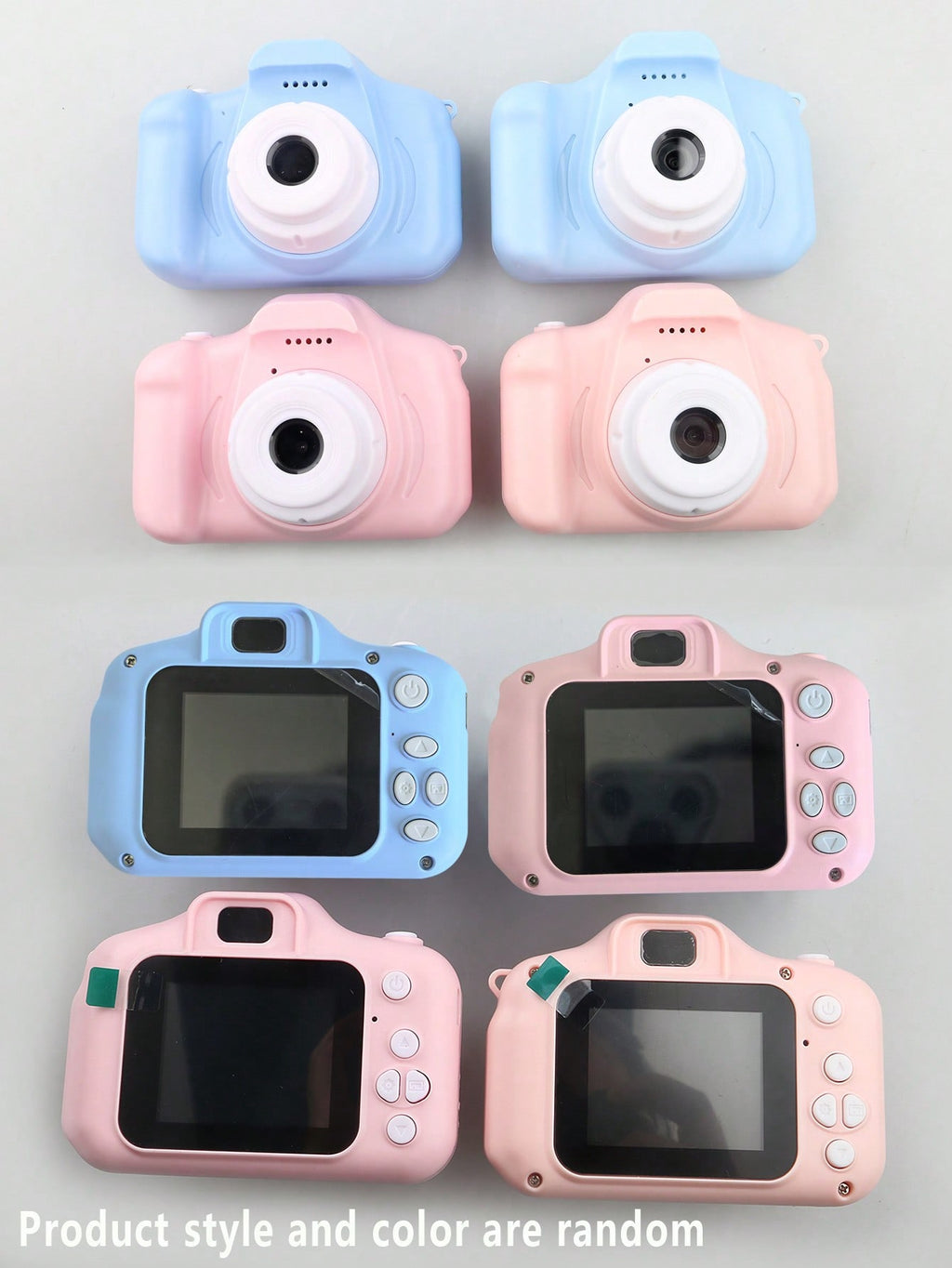 Kids Digital Selfie Camera with Video Recording and USB Charging, Children's Photography Camera in Blue or Pink for Birthday and Holiday Gifts