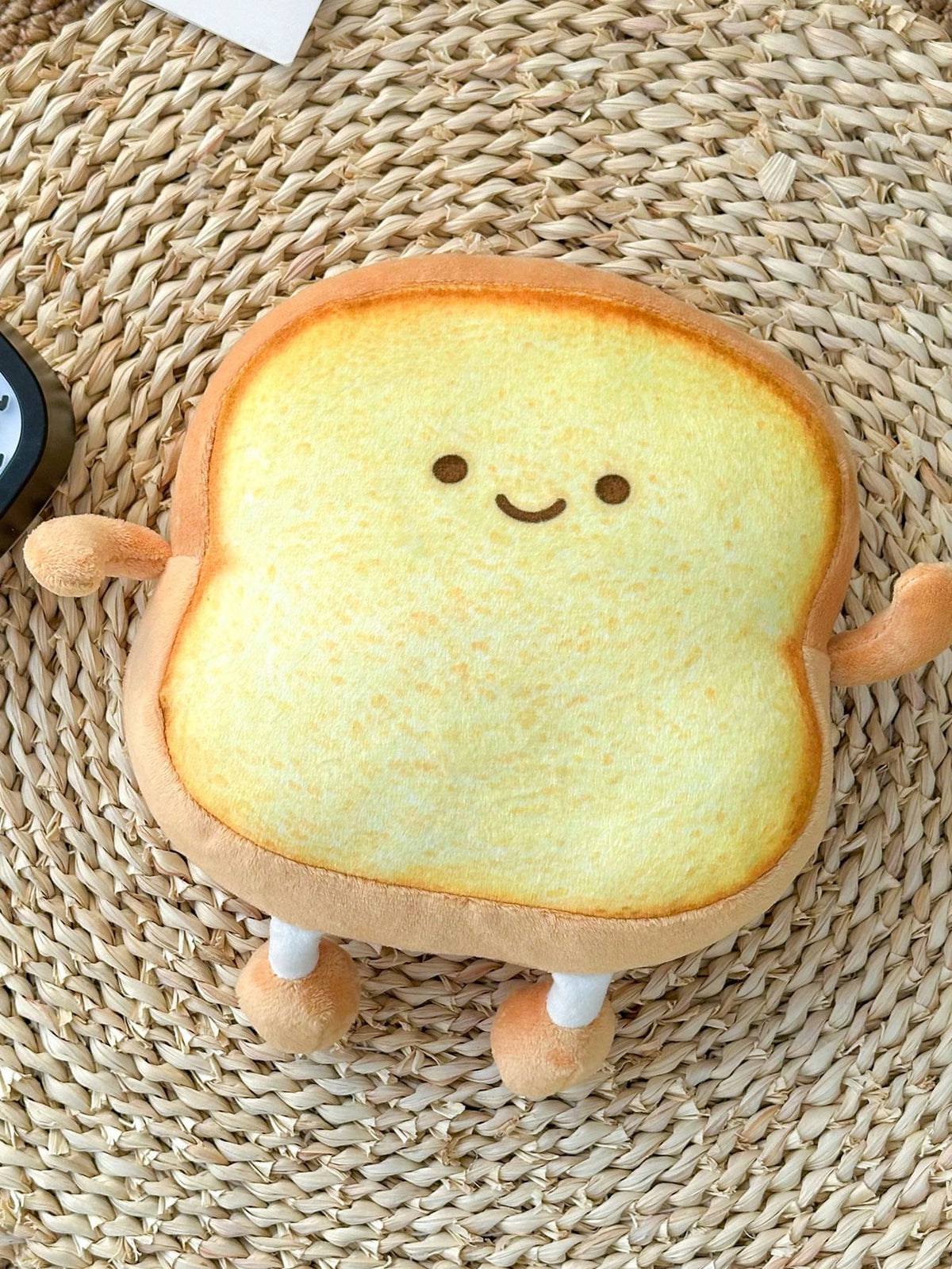 Toast Bread Plush Pillow, 22cm Cute Food Stuffed Doll and Decorative Sofa Cushion for Cozy Home Decor, Birthday and Holiday Gifts