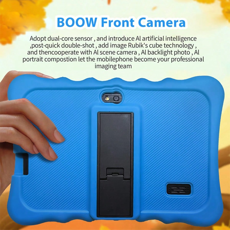 Kids WiFi Tablet with Parental Controls, 7-Inch Android 13 HD IPS Screen, 4GB RAM 64GB Storage, Dual Cameras and 4000mAh Battery for Learning and Games