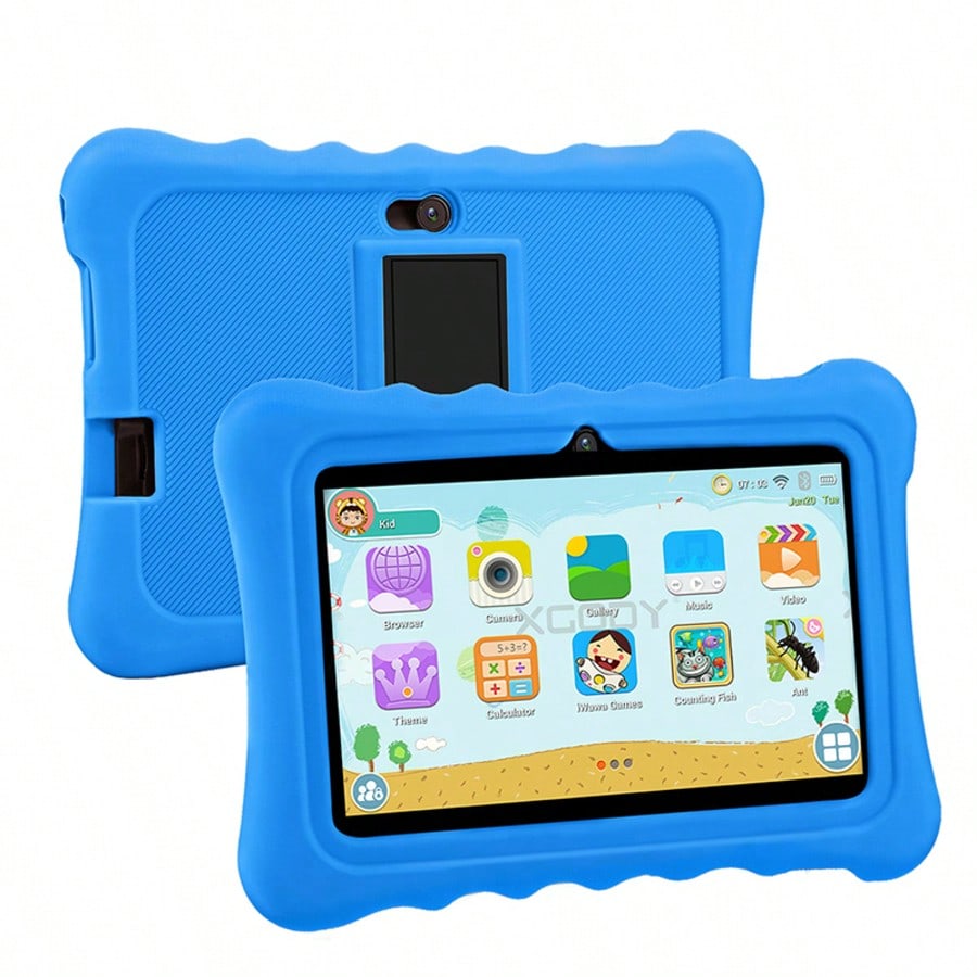 Kids WiFi Tablet with Parental Controls, 7-Inch Android 13 HD IPS Screen, 4GB RAM 64GB Storage, Dual Cameras and 4000mAh Battery for Learning and Games