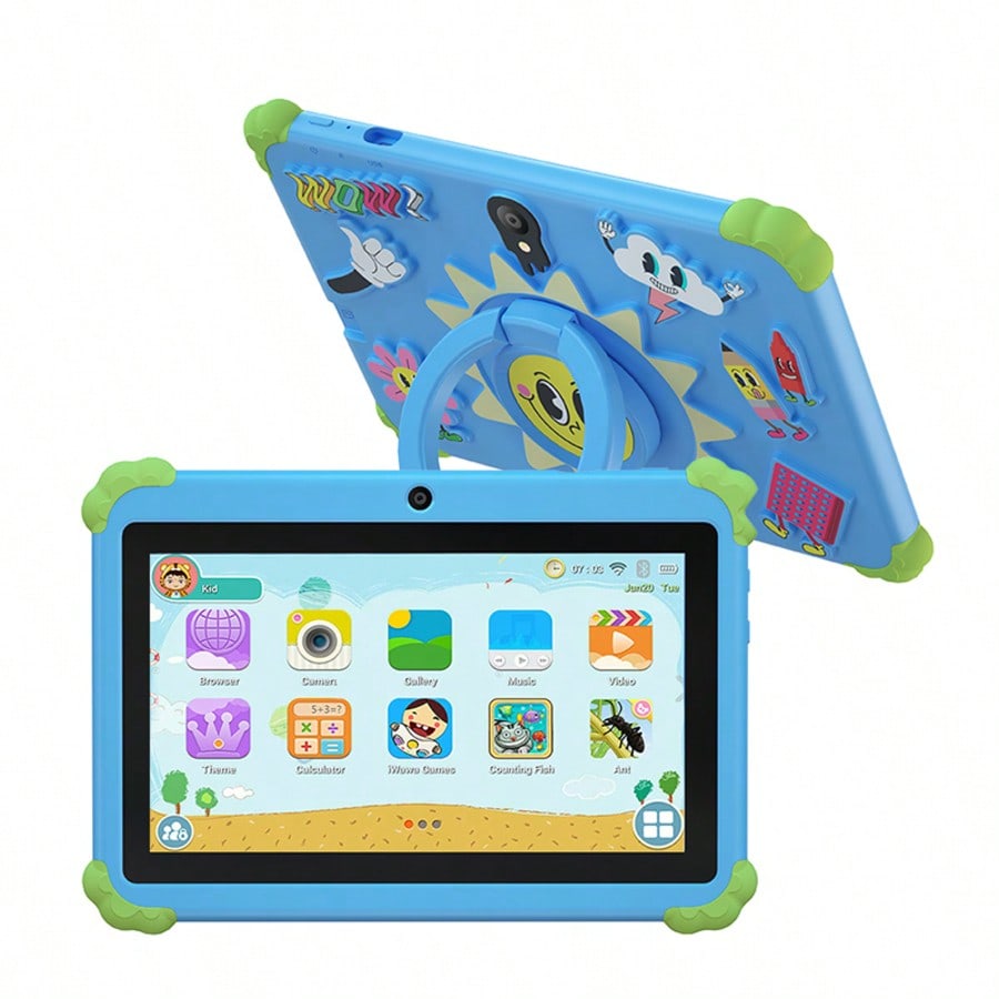 Android 13 Kids Learning Tablet, 7-Inch HD IPS Display, 4GB RAM 64GB Storage, WiFi, Parental Controls, Dual Cameras and 4000mAh Battery