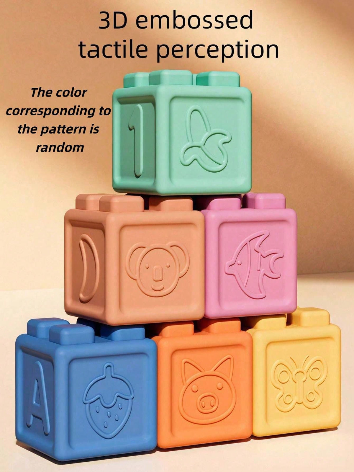 Soft Number Building Blocks for Toddlers, Multicolor Silicone Sensory Stacking Toys, Montessori-Inspired Learning Gift, 8/16/24 Pieces