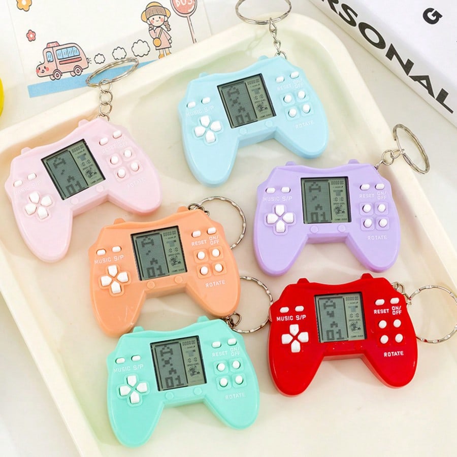 Video Game Controller Keychains 12 Pack, Mini Gamer Party Favors for Birthday Gift Bags, School Celebrations and Backpack Accessories, Style 1