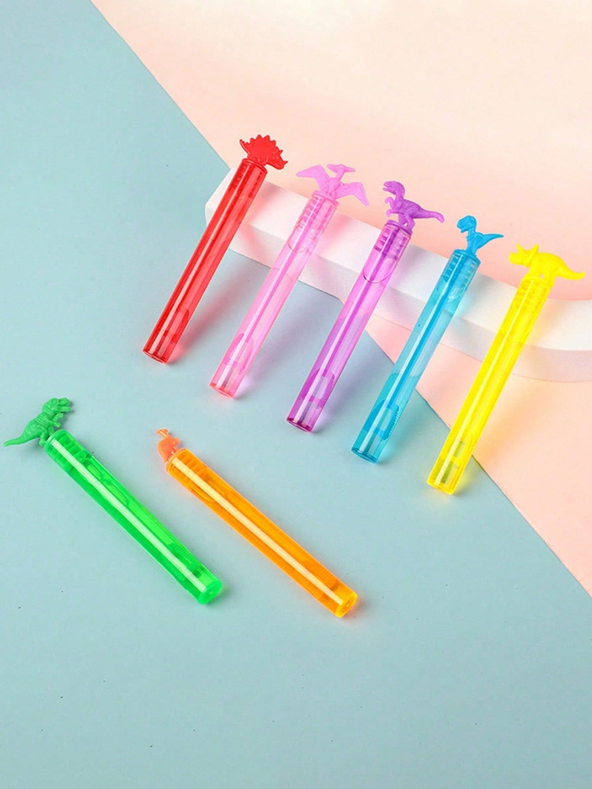 Mini Bubble Wands Bulk Party Favors, 12/24/48-Piece Handheld Bubble Tubes for Birthday Goodie Bags and Outdoor Play, Bubble Liquid Not Included