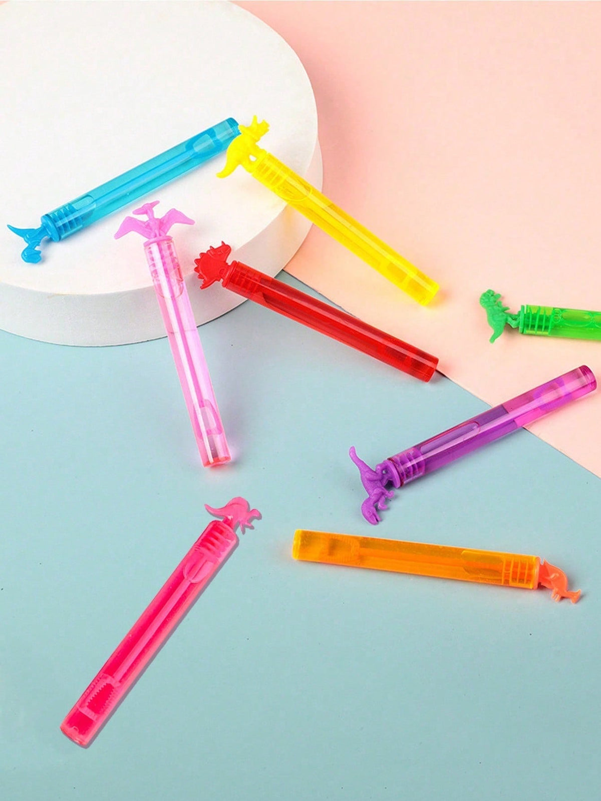 Mini Bubble Wands Bulk Party Favors, 12/24/48-Piece Handheld Bubble Tubes for Birthday Goodie Bags and Outdoor Play, Bubble Liquid Not Included